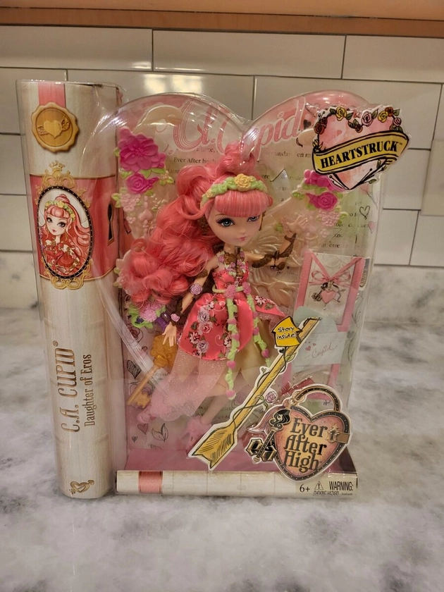 Ever After High Heart Struck C.A . Cupid Doll Mattel 2014