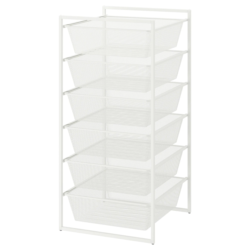 JONAXEL Storage combination - white 50x51x104 cm (19 5/8x20 1/8x41 ")