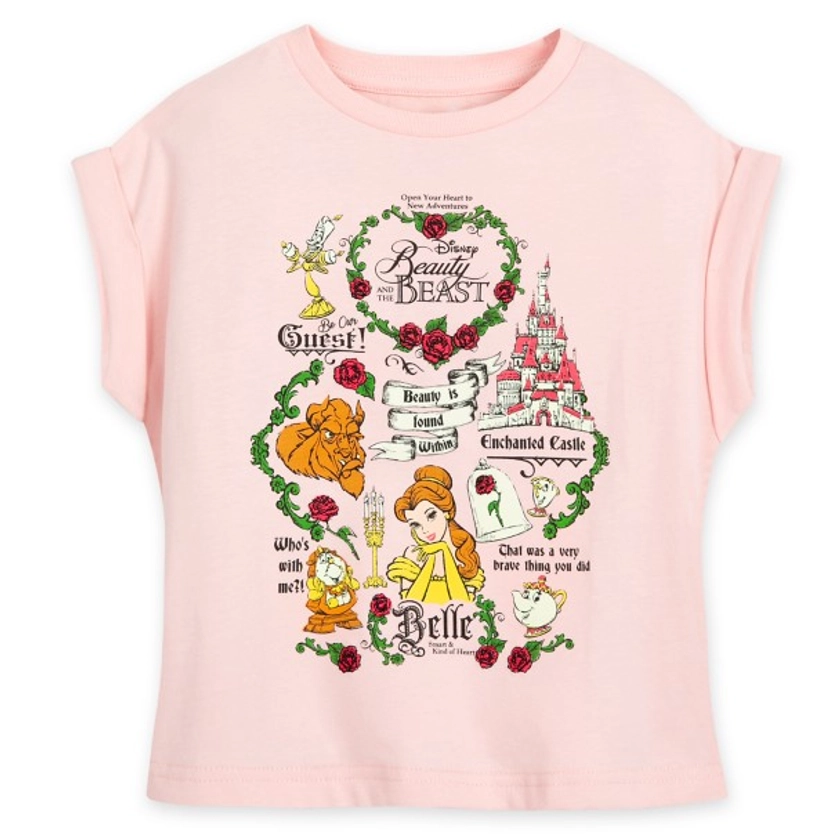 Beauty and the Beast Fashion T-Shirt for Girls | Disney Store