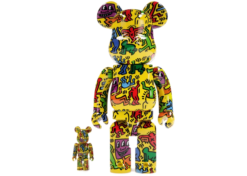 Bearbrick Keith Haring #5 100% & 400% Set