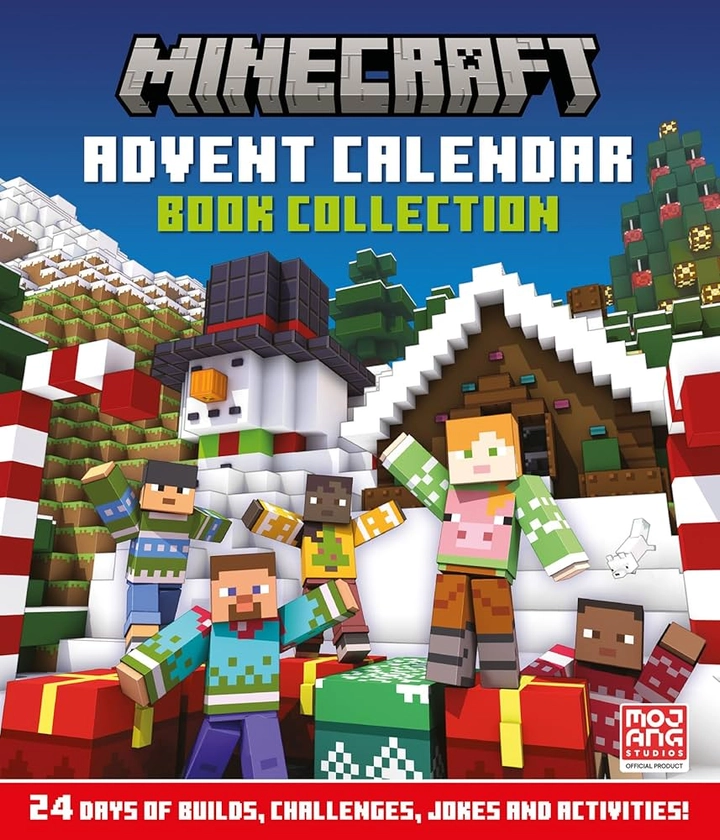 Minecraft Advent Calendar: Book Collection: The official illustrated children’s Christmas advent calendar – perfect for kids aged 6, 7, 8, 9, 10 and 11 – new for 2024!