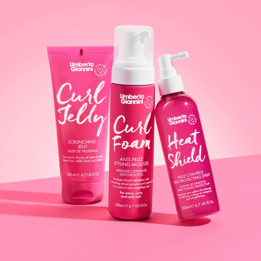 Umberto Giannini | Frizz Be Gone Curl Jelly Hair Styling Kit