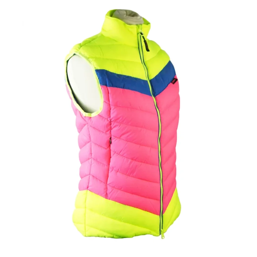 Equisafety CD Adults Riding Gilet - Pink/Yellow