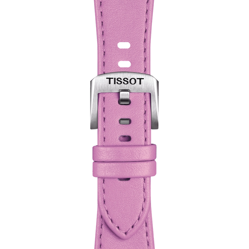 Tissot Official Pink PRX 35mm Leather strap