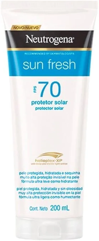 Neutrogena Sun Fresh Protetor Solar Corporal FPS 70, 200ml | Amazon.com.br