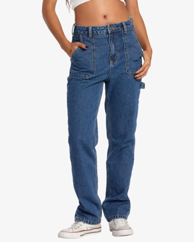 Recession Collection - Jean taille haute pour Femme | RVCA