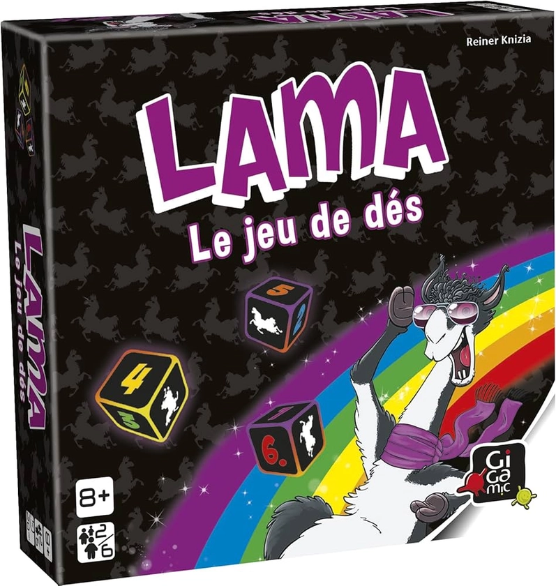 GIGAMIC Lama - Le Jeu DE des, ‎8 ans et plus