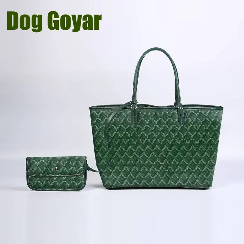 Sac fourre-tout en cuir de grande capacité pour femmes, grands sacs initiés par Dog Goyar, sac à main pour dames, sacs à poignée design, A +++