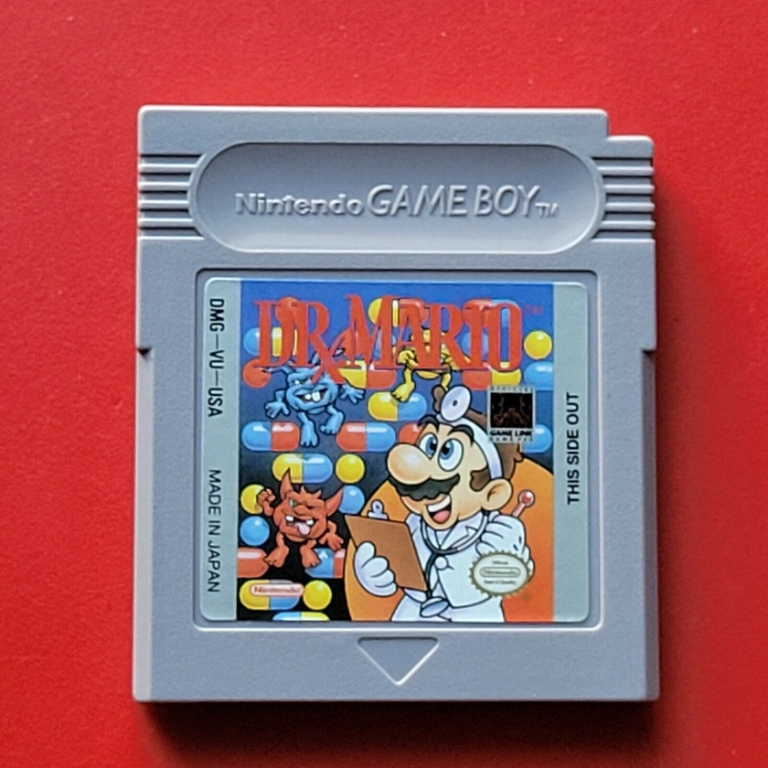 Dr. Mario Nintendo Game Boy Original Authentic Cleaned Works