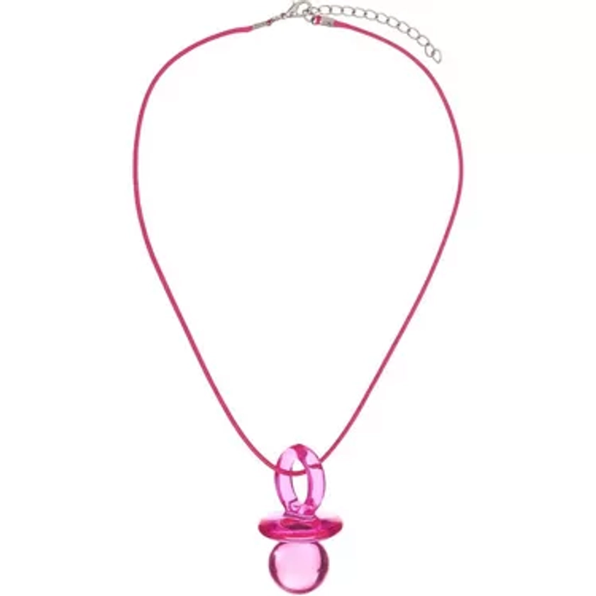 Pink Pacifier Necklace