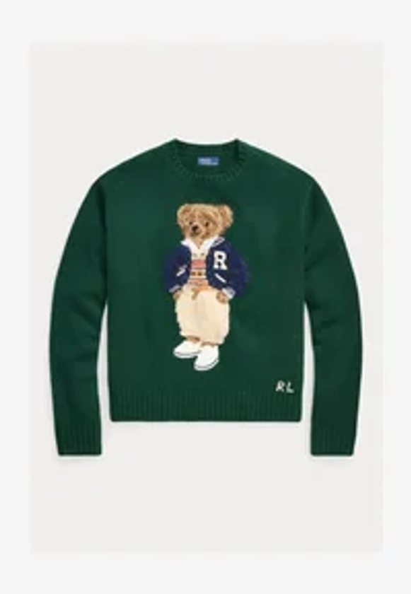 POLO BEAR WOOL CASHMERE SWEATER - Trui - moss agate