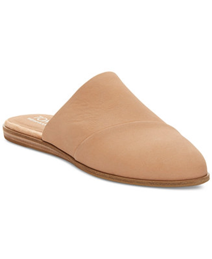 TOMS Women's Jade Flat Slip On Mules - Macy's