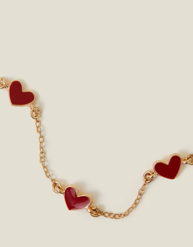 Enamel Heart Bracelet | Bracelets | Accessorize UK