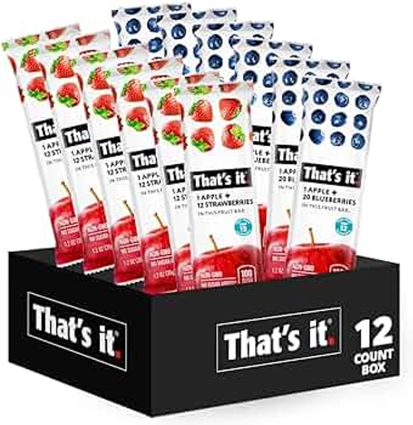 12 CT FRUIT BAR GIFT POUCH (6 EA: ST, BL)