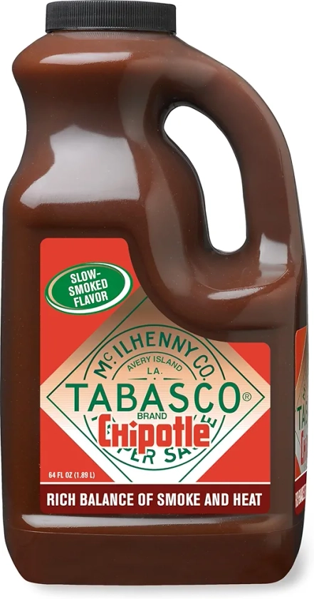 TABASCO® Brand Chipotle Pepper Sauce, 64 Fl oz (Pack of 1)