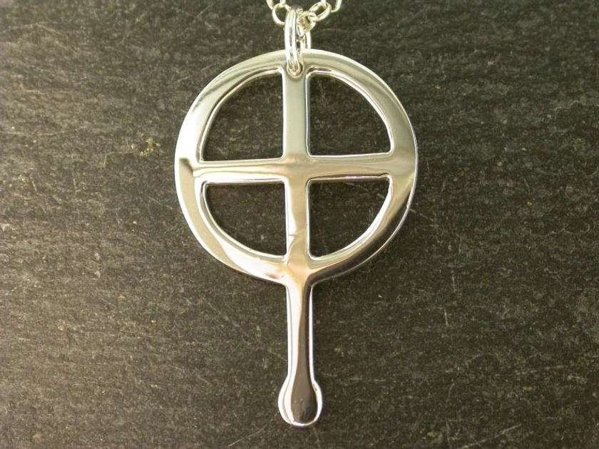 Silver St Non Cross Pendant