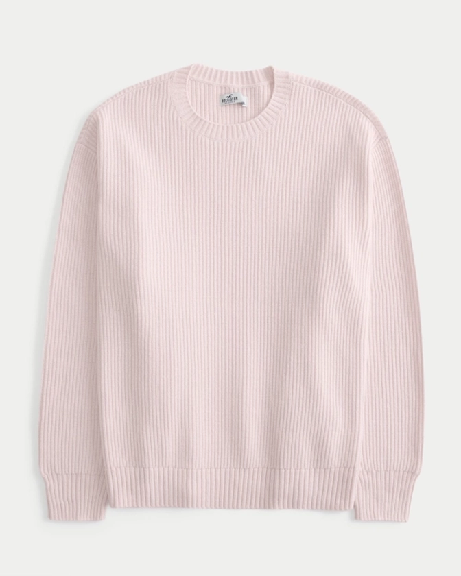 Women's Oversized Crew Sweater | Women's Clearance | HollisterCo.com