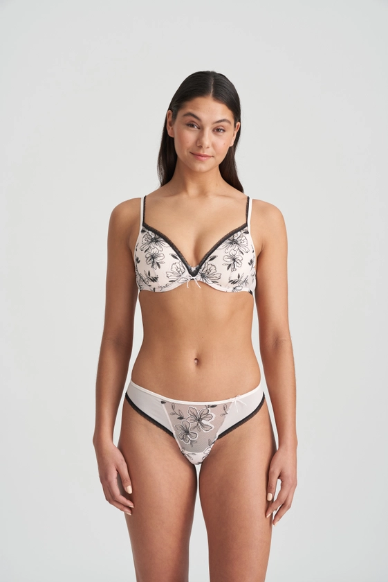 Marie Jo NOORAH Black&Blush padded bra heartshape | Marie Jo United States