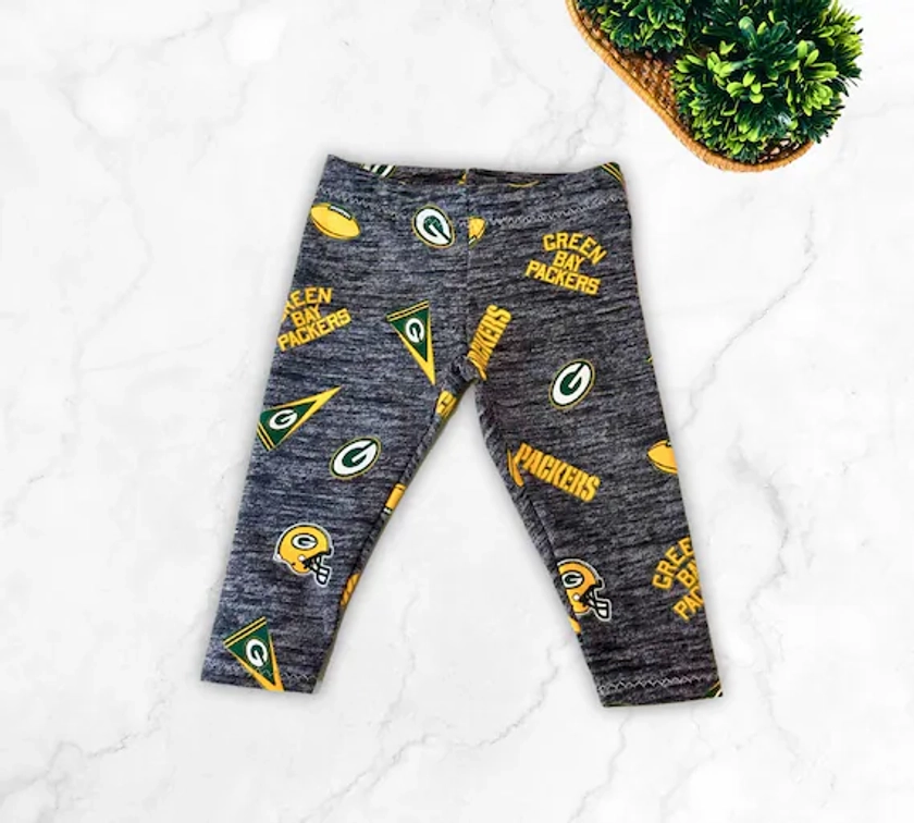 Green Bay Packers Football Fan Baby/Infant/Toddler Pants/Leggings Gender Neutral