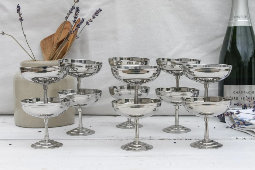 Set of 6 Vintage Remy Letang Stainless Steel Ice Cream Dessert - Etsy Australia