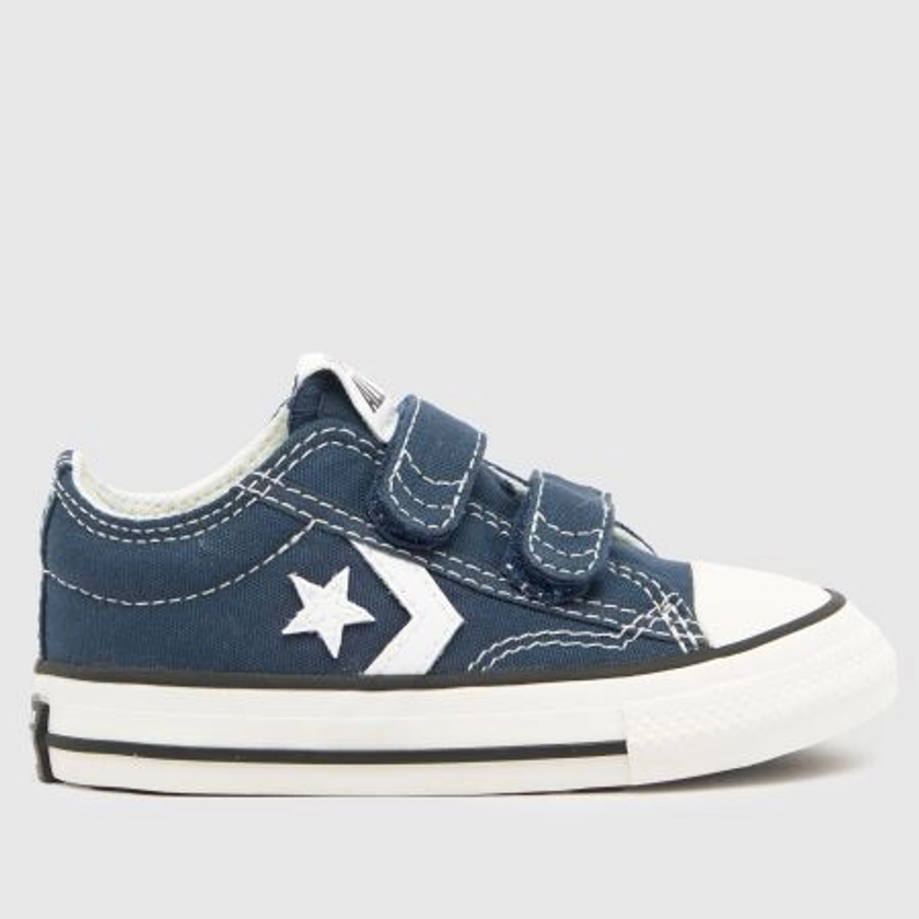 Kids Boys Toddler Navy & White Converse Star Player 76 V Trainers | schuh