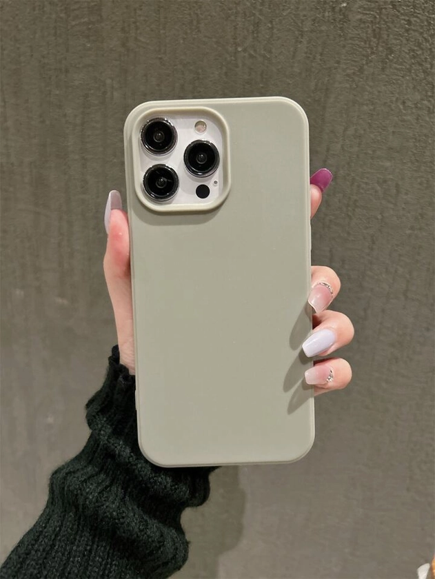 Plain Phone Case Compatible With iPhone15/15Plus/15Pro/15Promax | SHEIN UK