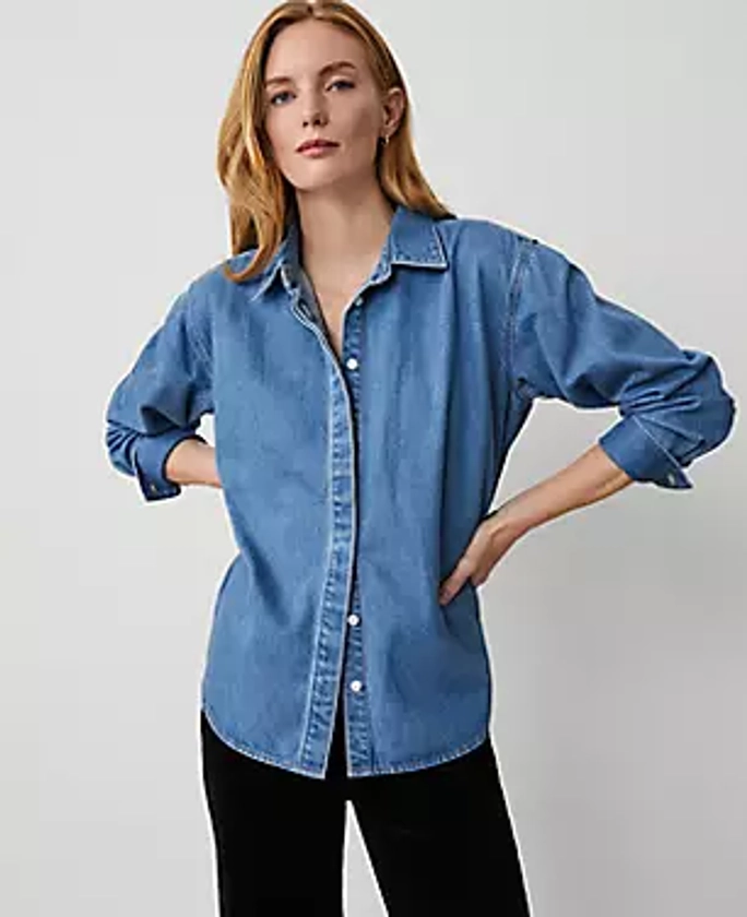 Weekend Denim Oversized Shirt