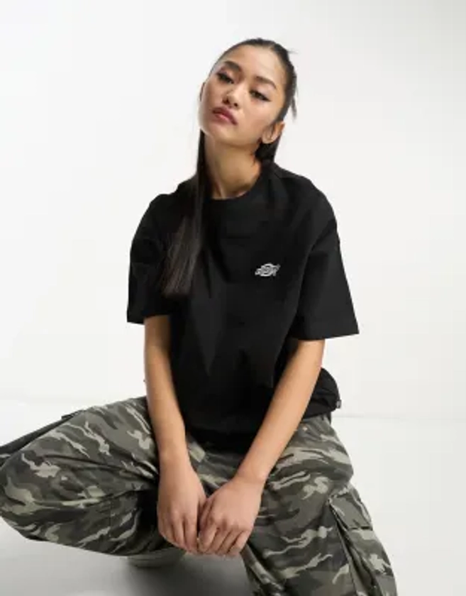 Dickies summerdale premium oversized t-shirt in black | ASOS