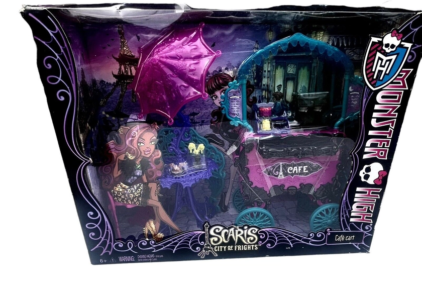 Monster High 2012 Scaris city of frights Cafe cart NIB RETIRED Mattel NEW 💥⭐️