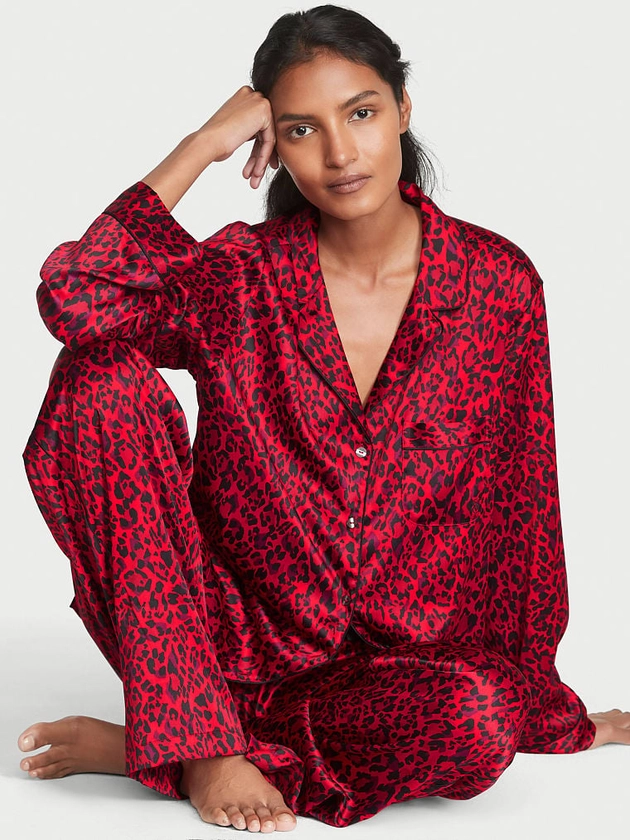 Satin Long Pajama Set