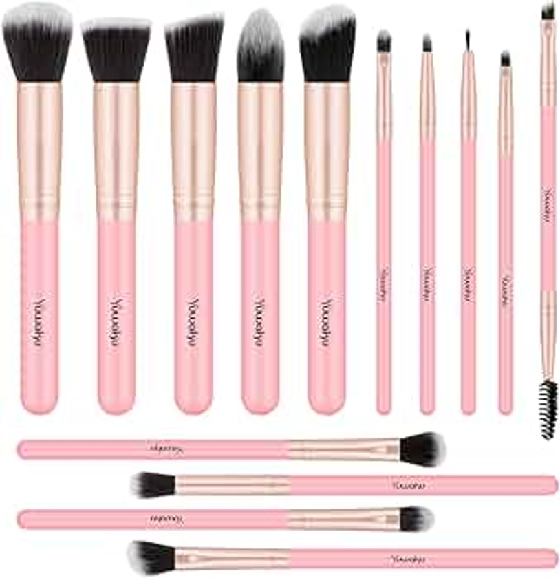 Makeup Brushes, Makeup Kit 14PCS, Make up Brushes Set Pink for Makeup