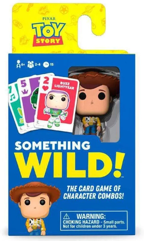 Funko Something Wild Family Card - Toy Story Disney(Includes Collectable Mini POP!) Ideal For Children Ages 6 And Up - Fun For The Whole Family Board Game 51890, Multicolor