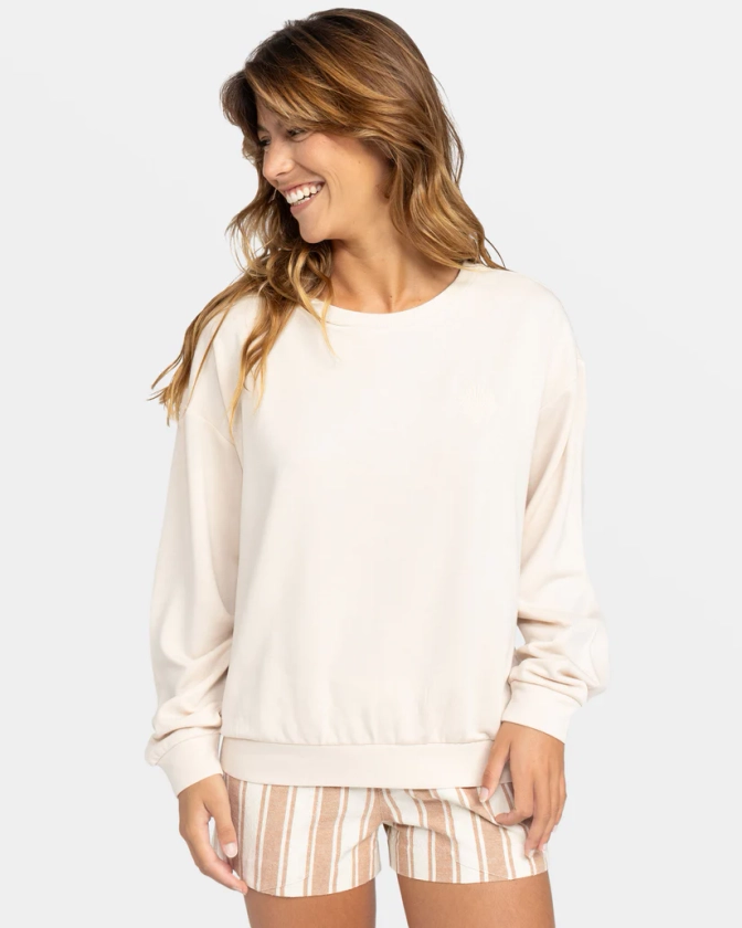 Surfing By Moonlight Pullover Sweatshirt - Phantom