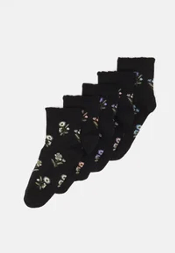 5 PACK - Chaussettes - black/blue/lilac