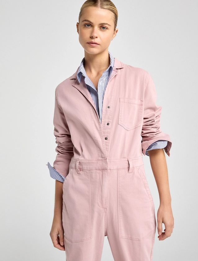 Women's Riley Boiler Suit - Dusty Pink Boilersuit