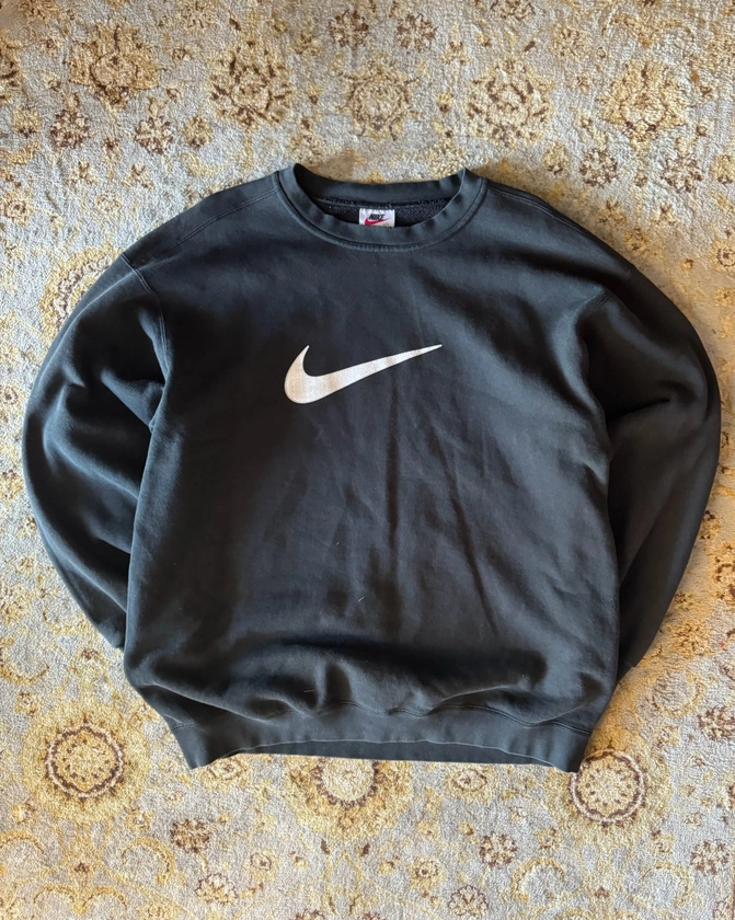 (L) Vintage Nike Center Swoosh Crewneck — Vintage Values