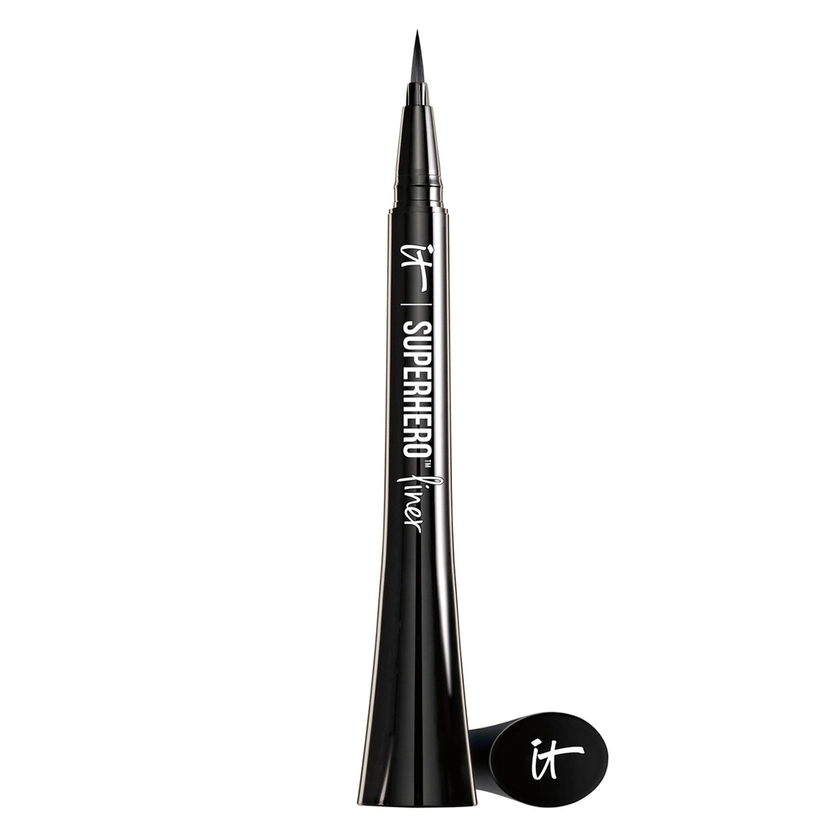 It Cosmetics | Superhero Liner Eyeliner Gel-Liquide Waterproof Tenue 24 H Application Facile - Super Black - Noir