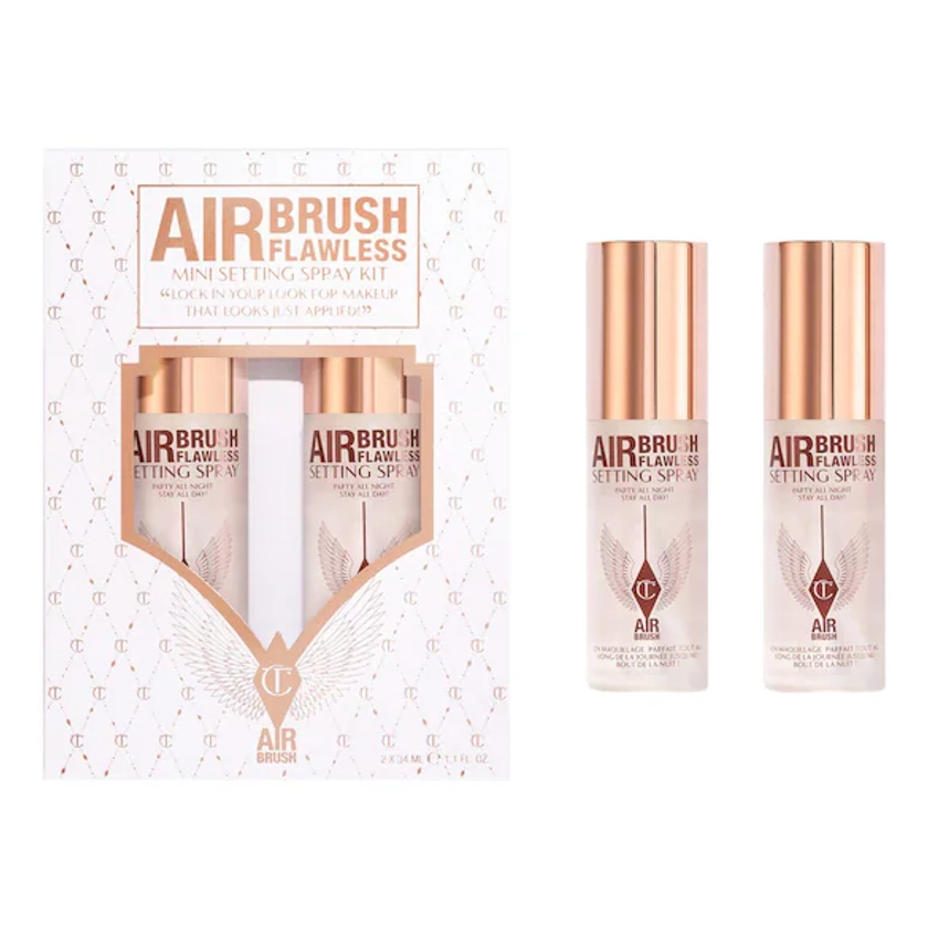 CHARLOTTE TILBURY | Airbrush Flawless Mini Setting Spray Kit - Set med settng-spray för makeup