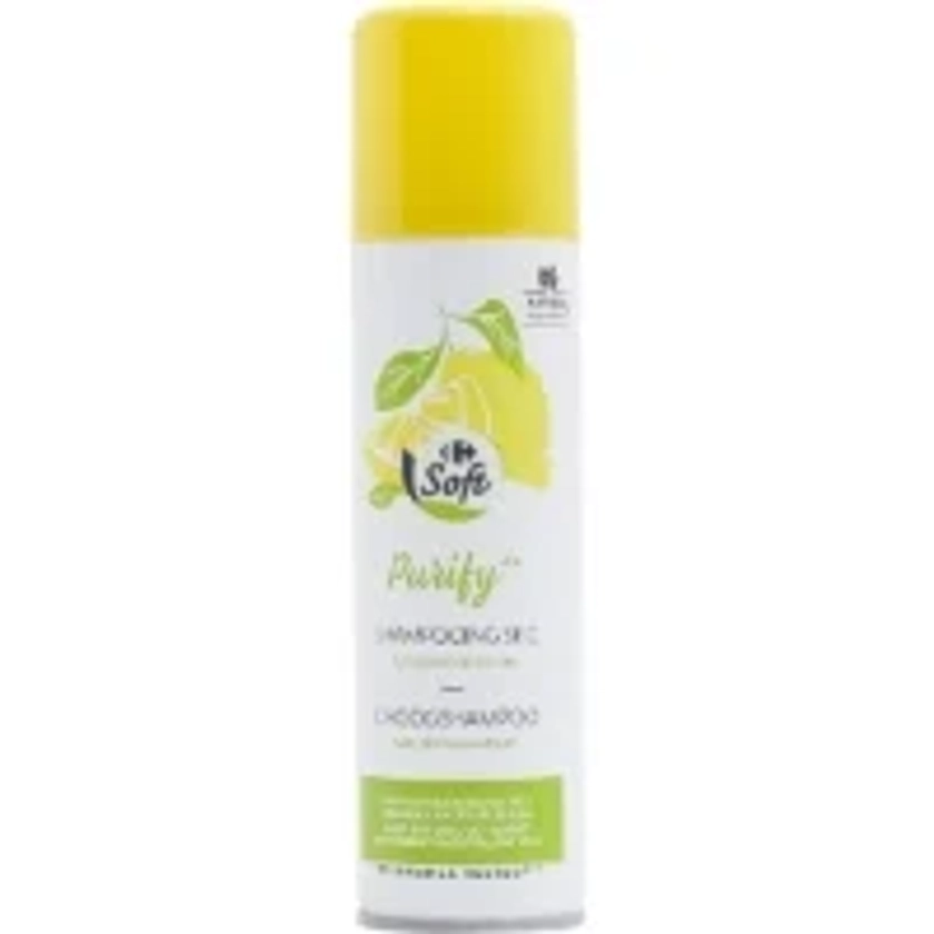 Shampooing sec à l'extrait de citron CARREFOUR SOFT : la bombe de 150mL à Prix Carrefour