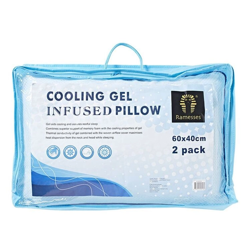 Ramesses Cooling Gel Infused Shredded Memory Foam Pillow 2 Pack
