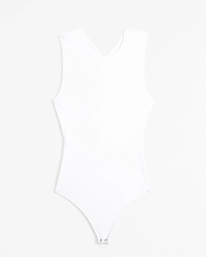 Women's Soft Matte Seamless Cross-Back Shell Bodysuit | Women's Clearance | Abercrombie.com