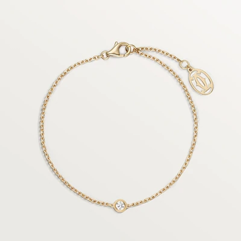 CRB6043300 - Bracelet Cartier d'Amour, petit modèle - Or jaune, diamant - Cartier