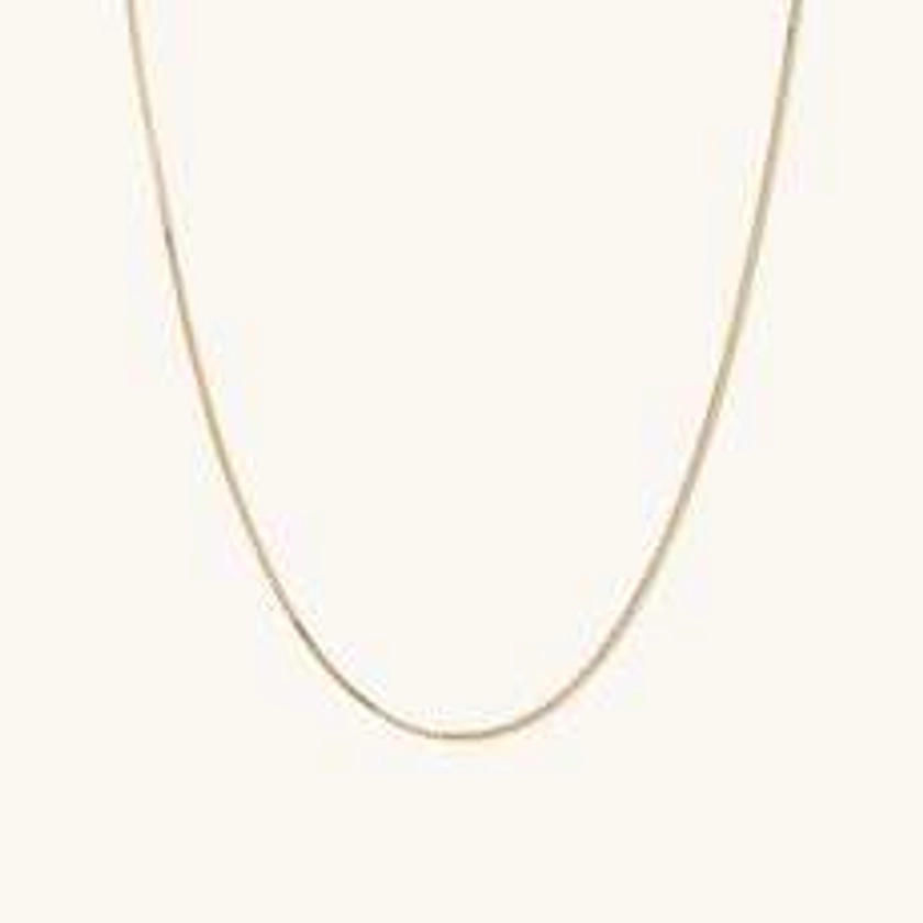 Baby Box Chain Necklace