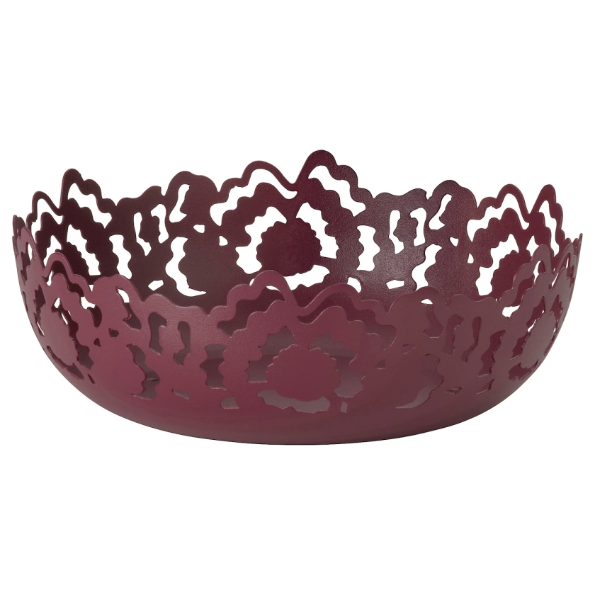 SILKESTRÄD Coupe décorative - brun-rouge 18 cm