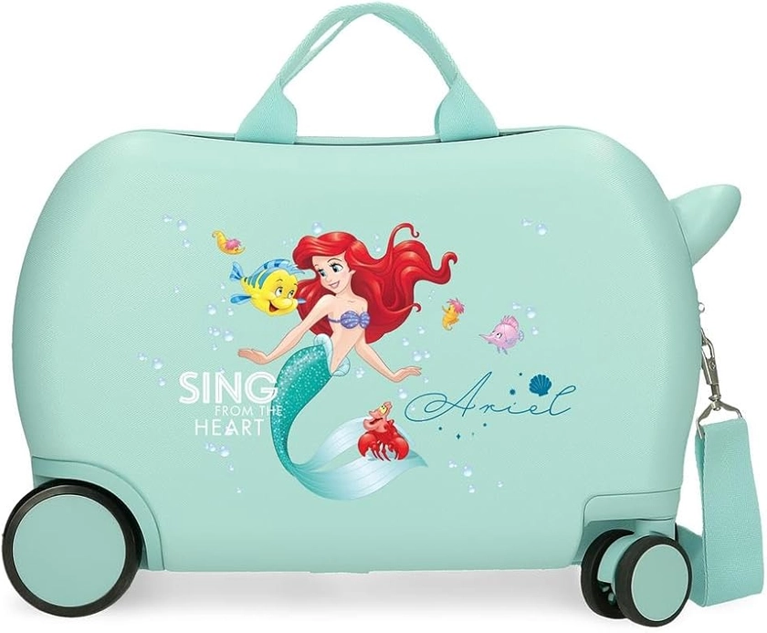 Disney, Turquoise (Ariel Turquoise), kinderkoffer, Ariel Turkoois, Koffer voor kinderen : Amazon.com.be: Mode