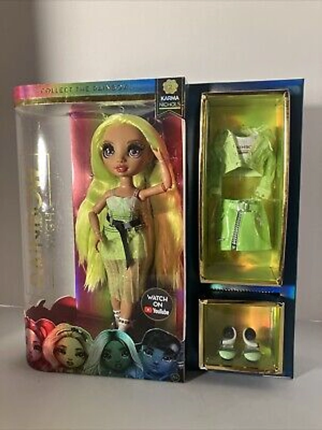 MGA Entertainment Rainbow High Karma Nichols Fashion Doll - 572343EUC