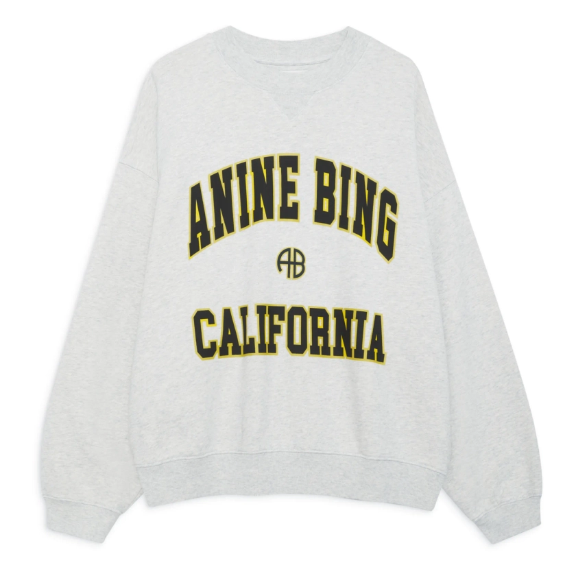 Anine Bing - Felpa Jaci Anine Bing California - Grigio chiné | Smallable