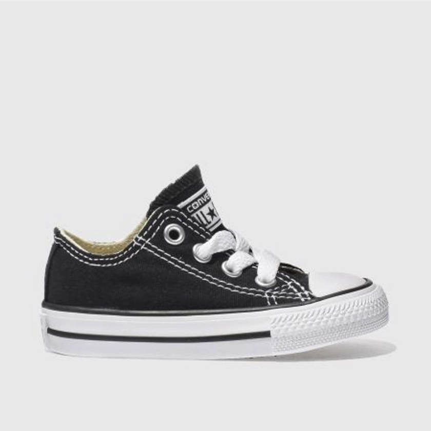 Kids Toddler Black Converse All Star Lo Trainers | schuh