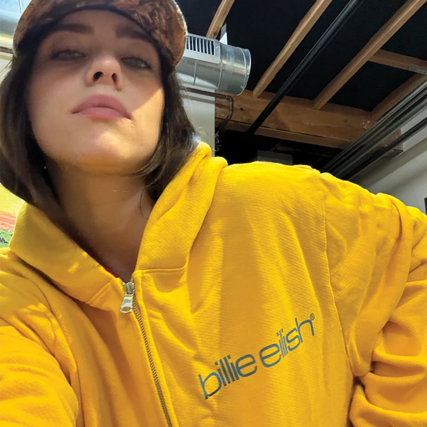 Billie Yellow Tour Zip Hoodie - Billie Eilish | Store