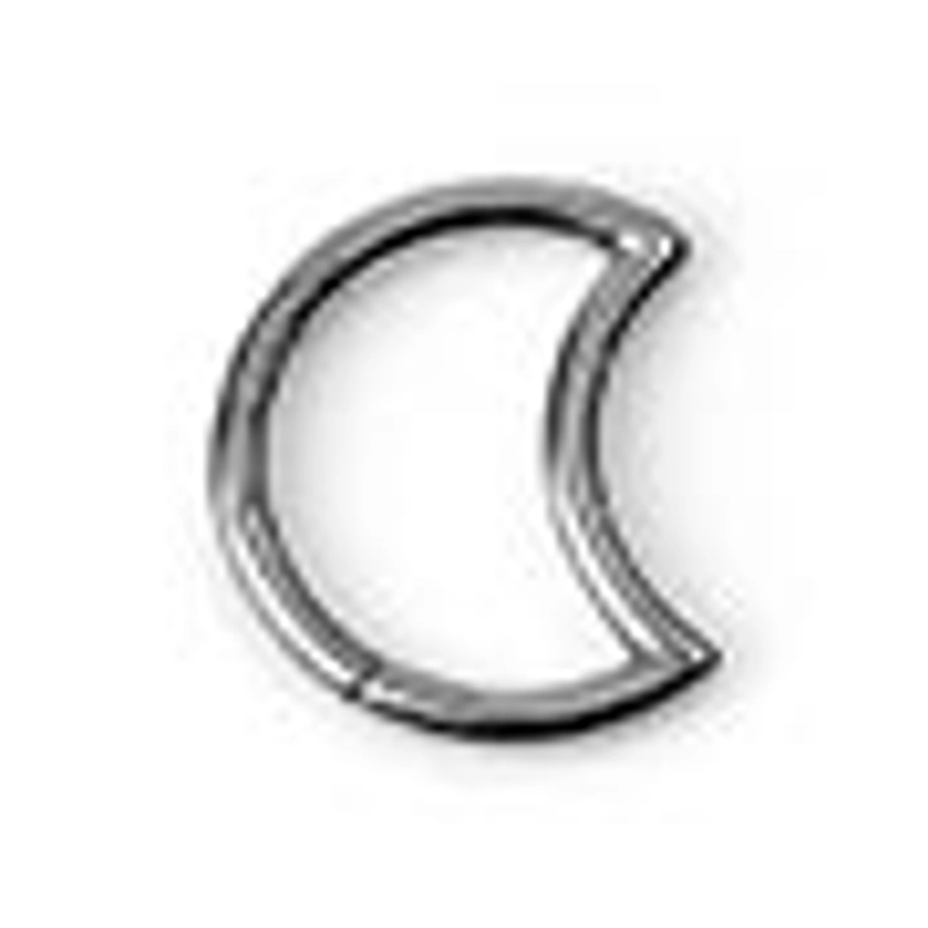 Titanium Crescent Moon Clicker